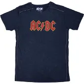 Ginza.se AC/DC: Unisex T-Shirt/Logo (Navy Blue) (Wash Collection) (X-Large)