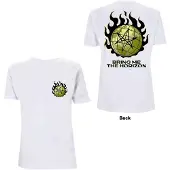 Ginza.se Bring Me The Horizon: Unisex T-Shirt/Globe (White) (Back Print) (Large)