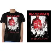 Ginza.se Iron Maiden: Unisex T-Shirt/The Wicker Man Smoke (Black) (Medium)