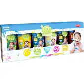 Natural Face & Fingerpaint 65 ml tubfärger 6-pack