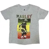 Ginza.se Bob Marley: Unisex T-Shirt/Football Text (Grey) (X-Large)