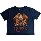 Ginza.se Queen: Ladies Crop Top/Classic Crest (Denim Blue) (Medium)