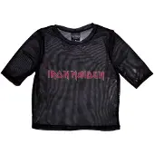 Ginza.se Iron Maiden: Ladies Crop Top/Logo (Black) (Mesh) (X-Small)