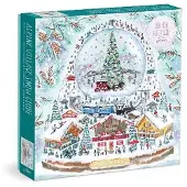 Michael Storrings Alpine Village Snowglobe 500 Piece Foil Puzzle