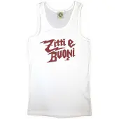 Ginza.se Maneskin: Unisex Vest T-Shirt/Zitti e Buoni (White) (Ex-Tour) (X-Large)