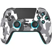 Freaks and Geeks Bluetooth Led White Camo Ps5 Trådlös Handkontroll