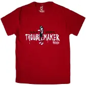 Ginza.se Emily The Strange: Unisex T-Shirt/Troublemaker (Red) (X-Large)