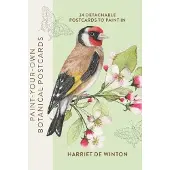 Paint-Your-Own Botanical Postcards