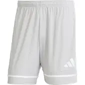 Adidas Sportbyxa 'Squa25' ljusgrå / vit