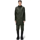 Rains Unisex Long Jacket Green