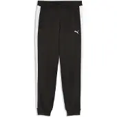 Puma Sportbyxa 'ESS T7' svart / vit