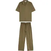 Bershka Träningsoverall khaki