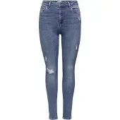 ONLY Mila Life High Waist Skinny Destroy Bj139945 Jeans