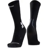 X-socks - Trail running kläder - Run Discover Merino Crew X Black/Light Grey för UnisexUll - Storlek 45-47 - Grå