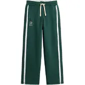 Superdry Byxa 'Athletic Fives' smaragd / vit