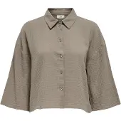 JDY Blus 'JDYTHEIS' taupe
