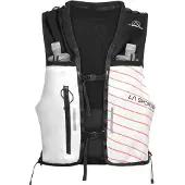 La Sportiva - Trailryggsäckar - Ultra Trail Vest 10L White/Cherry Tomato för UnisexTrä - Storlek L - Vit