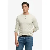 Superdry Slub Grandad T-shirt Med Lång ärm