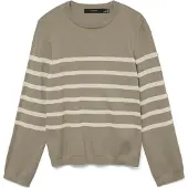 Vero Moda Tröja 'VMSABA' beige / brun