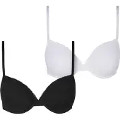 Urban Classics Basic Cotton Lace Bh 2 Enheter