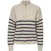 ONLY Tröja 'ONLTokyo' marinblå / greige