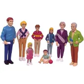 Miniland Europeiska Familjefigurer 8 Enheter