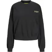 Jack & Jones Sweatshirt 'JXGia' blå / pastellgul / grön / svart