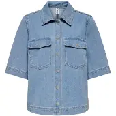 ONLY Blus 'ONLBelle' blå denim