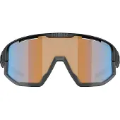 Bliz - Solglasögon - Vision Matt Black Grey Nano Optics Nordic Light Coral Orange Blue för Unisex - Svart