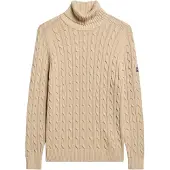 Superdry Slouchy Cable Tröja Med Hög Krage