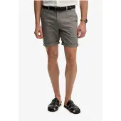 Superdry för män. M7110486A Premium Regular Regular Short Chino grå (36), Casual, Bomull