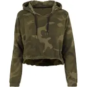 Build Your Brand Camo Tröja Med Huva