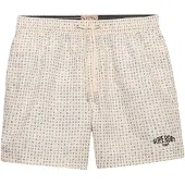 Superdry för män. M3010262A Premium Tryckt 15 vit baddräkt (XXL), Strandkläder, Återvunnen polyester