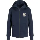 Jack & Jones Logohood 2col Sweatshirt Med Dragkedja