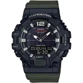 Casio Herr Illuminator Svart Armégrön Klocka (Ø 48 mm)