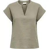 JDY Beige Bomull Blus