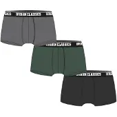 Urban Classics Boxershorts ljusgrå / mörkgrön / svart / vit