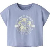 Name it T-shirt 'NKFVILMA' beige / syrén