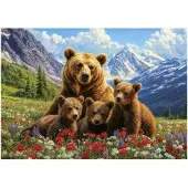 Educa Grizzlybjörnar I Kanada Pussel 1000 Bitar