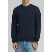 Replay för män. UK4851.000.G22578 Bomullströja med blått broderi r (L), Casual