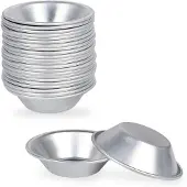 Melitt 25-Pack äGgtåRtform ÄGgtåRtkopp ÄGgtåRtbas, Rund åTeranväNdbar Nonstick (Aluminium)