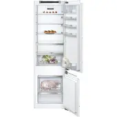 Siemens iQ500 coolEfficiency KI87SADD0 - Kylskåp/frys - bottenfrysskåp - inbyggd - fördjupning - bredd: 56 cm - djup: 55 cm - höjd: 177.5 cm - 270 liter - Klass D