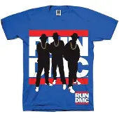 Ginza.se Run DMC: Unisex T-Shirt/Silhouette (Royal Blue) (Small)