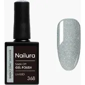 Nailura - Gel Polish 368 - Smoky Gray Shimmer - 10 ml