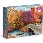 Joy Laforme Autumn on Bow Bridge 1000 Piece Puzzle