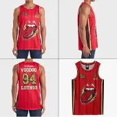 Ginza.se Rolling Stones: Rolling Stone Voodoo Lounge Red Basketball Jersey Small