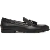 Tommy Hilfiger Logo Tassel Flexible Leather Loafers