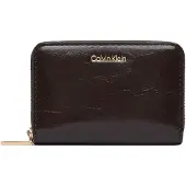 Calvin Klein Rfid Glossy Square Zip Around Wallet