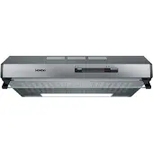 Siemens iQ100 LU62LFA51 - Kåpa - standard - bredd: 60 cm - djup: 48.2 cm - utsug och återcirkulering (-) - med inbyggd motor - rostfritt stål