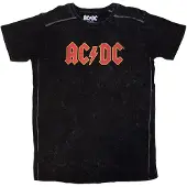 Ginza.se AC/DC: Unisex T-Shirt/Logo (Black) (Wash Collection) (Small)